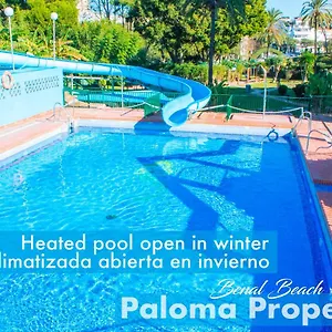  Apartamento Benal Suite, Estudio Con Parque Acuático Y Vistas Al Mar.